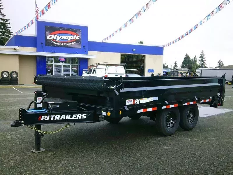2026 PJ 8x14 14K Deckover Dump Trailer