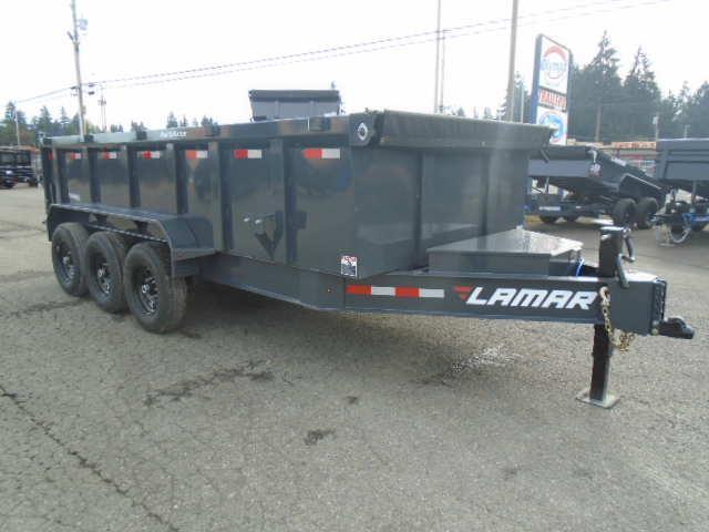 2022 Lamar 7x16 21K / 36" Sides / 7 Gauge Floor Dump Trailer 2022 Lamar 7x16 21K / 36" Sides / 7 Gauge Floor Dump Trailer