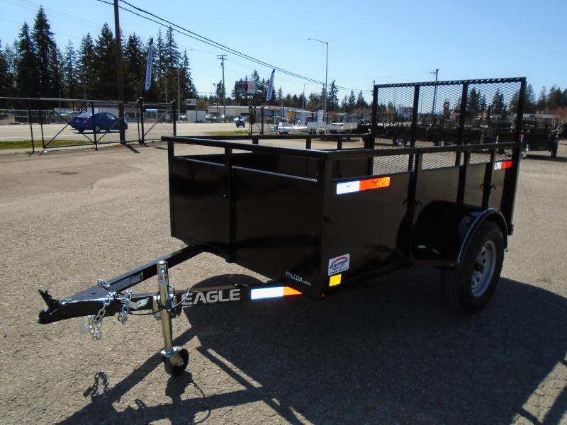 2021 Eagle Falcon 5x8 With Swing Jack/D-Rings/Spare Tire Mount 2021 Eagle Falcon 5x8 With Swing Jack/D-Rings/Spare Tire Mount
