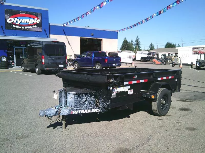 USED 2023 PJ 5x10 5K w/Tarp Kit Dump Trailer
