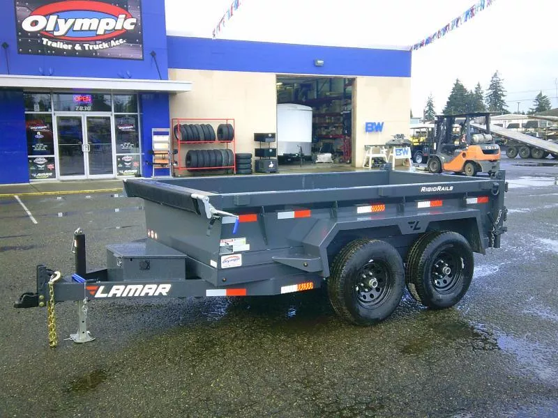 2026 Lamar 5x10 10K Dump Tarp Kit Ramps Spreader Gate 3 Way Pump