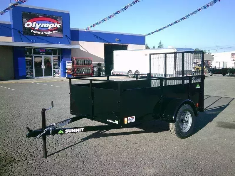 2026 Summit Alpine 5x8 Single Axle Utility Trailer