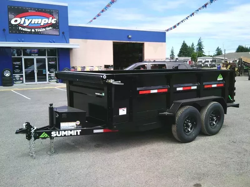 2026 Summit Cascade 6x12 14K Dump Tarp Kit Ramps Spreader Gate Scissor Lift