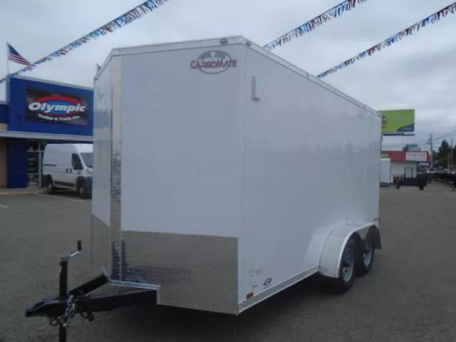 2026 Cargo Mate E-Series 7X14 7K With 6" Extra Height / V-Nose / Cargo Doors