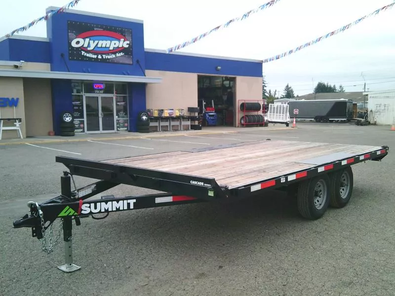 USED 2026 Summit Cascade 8.5x16 10K Deckover Equipment Trailer