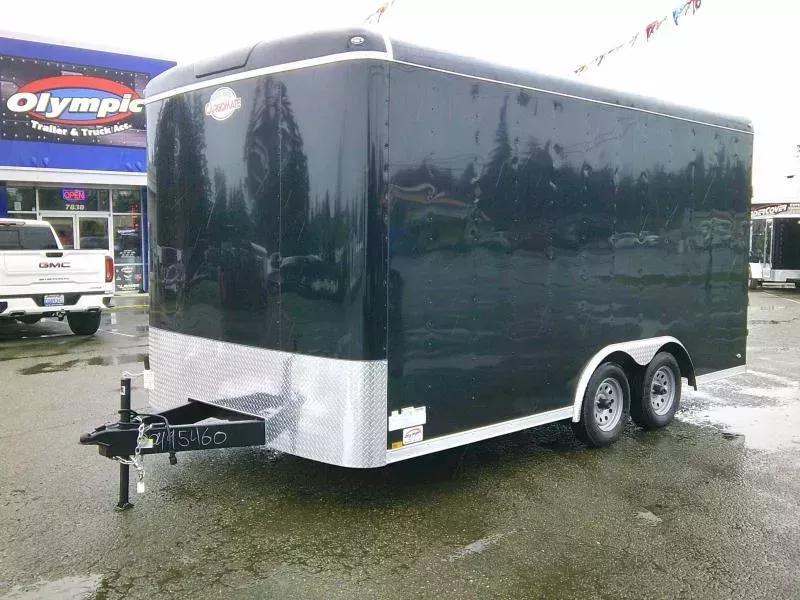 2026 Cargo Mate Blazer 8.5x16 7K With 12" Extra Height / D-Rings / Reinforced Ramp Door 
