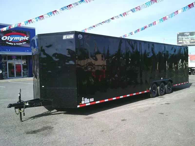 2026 Cargo Mate E-Series 8.5X32 15K With 6" Extra Height / D-Rings / Ceiling Liner / Bogie Wheels / Ramp Door