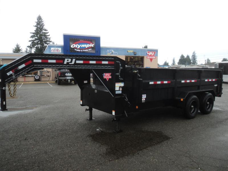 2021 PJ 7x16 22K Gooseneck Heavy Duty Low-Pro Dump Trailer 2021 PJ 7x16 22K Gooseneck Heavy Duty Low-Pro Dump Trailer