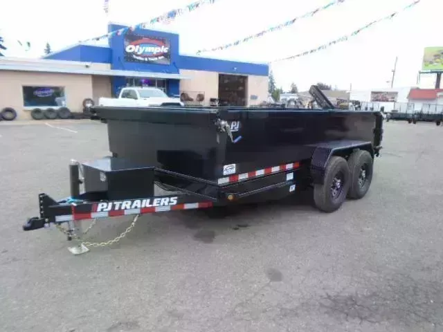 2026 PJ 7x14 14K Dump Tarp Kit Ramps Spreader Gate DUMP SALE