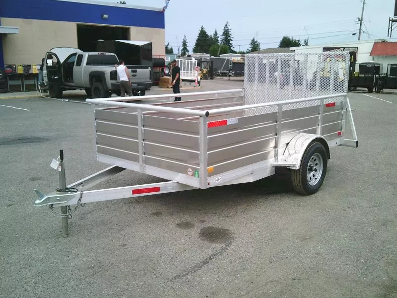 2025 Eagle Ultra Lite 6x10 Utility Trailer with Pressure Treated Wood / Spare Tire Mount