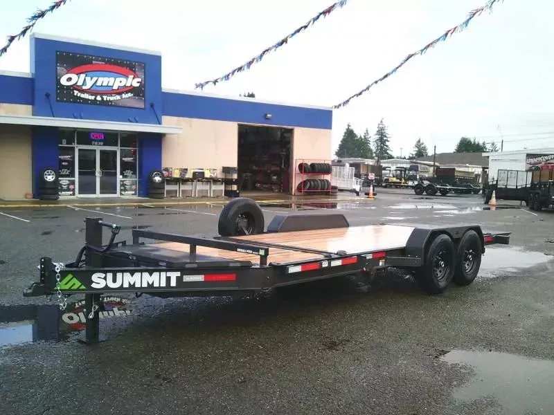 2026 Summit Denali Pro 7x20 14K Stationary Tilt Trailer With Spare Tire