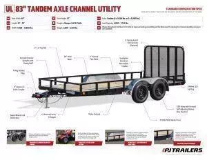 new Utility Trailers PJ Trailers  for sale, in Olympia, WA Thumbnail 2