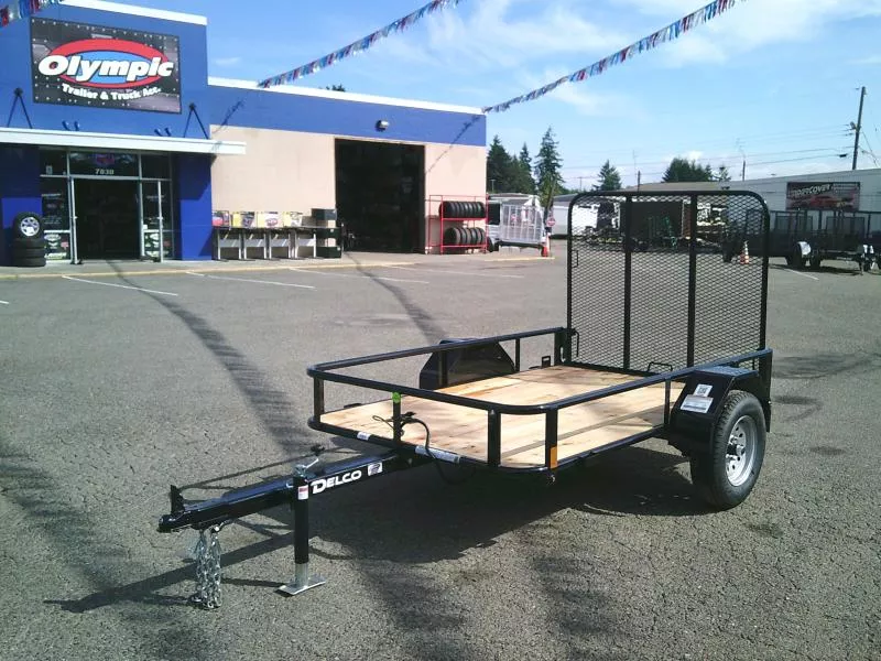 2026 Delco 5X8 Pipe Frame Utility Trailer
