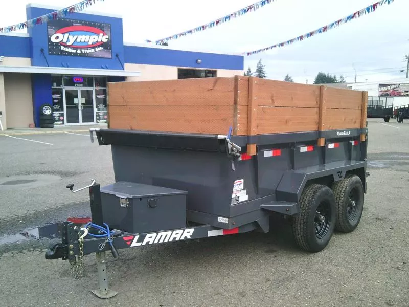 USED 2023 Lamar 5x10 10K Dump Tarp Kit Ramps Spreader Gate 3 Way Pump