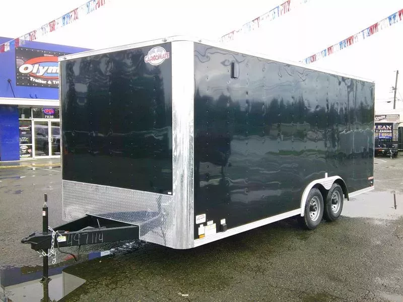 2026 Cargo Mate E-Series 8.5x20 10K With 6" Extra Height / 110V Pkg / Cabinets / D-Rings / Ramp Door