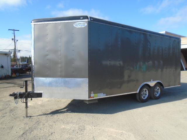 2017 Continental Cargo Tailwind 8.5x18 With 12" Extra Height / Awning / 110V Pkg / Ramp Door / Spare Tire & Mount 2017 Continental Cargo Tailwind 8.5x18 With 12" Extra Height / Awning / 110V Pkg / Ramp Door / Spare Tire & Mount