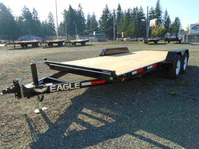 2020 Eagle Trailer 7x18 10k Tandem Axle Flatbed Trailer 2020 Eagle Trailer 7x18 10k Tandem Axle Flatbed Trailer