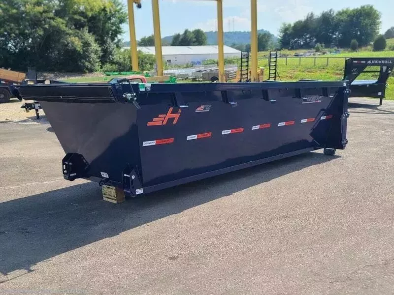 2025 Horizon 5X14' 4' Sides EDZ Dumpster Dump Trailer DUMP SALE