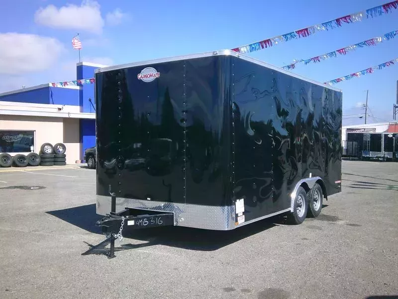 2026 Cargo Mate Challenger 8.5x16 7K With 6" Extra Height / Vent / Ramp Door