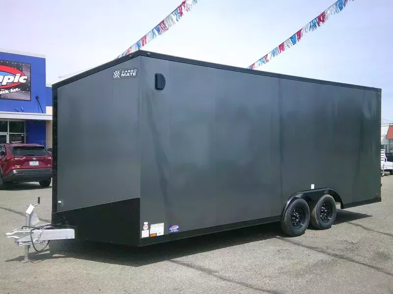 2026 Cargo Mate E-Series Aluminum 8.5X20 7K With 6" Extra Height / D-Rings / Ramp Door