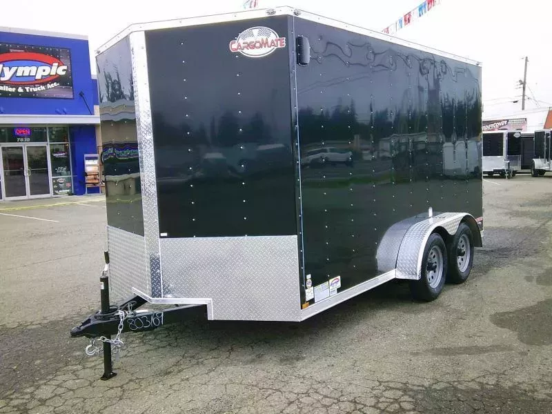 2026 Cargo Mate E-Series 7x14 7K Wedge With 6" Extra Height / Stabilizer Jacks / Ramp Door