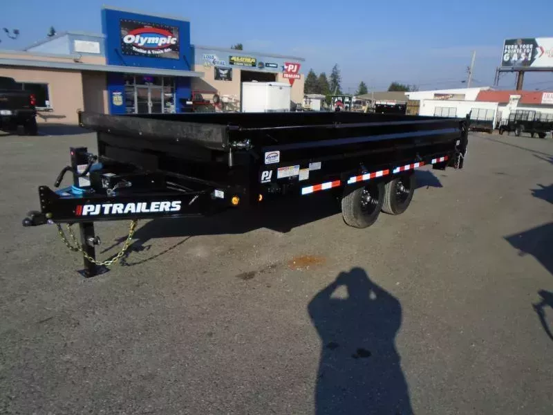 2026 PJ 8x16 14K Deckover Dump Trailer 