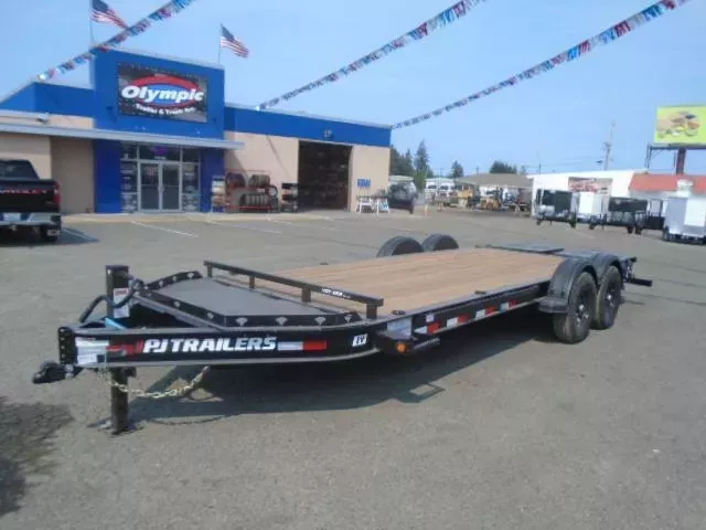 2026 PJ Voyager Series 7x20 14K Equipment Trailer With 14 Ply Tires
