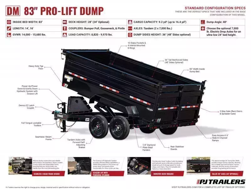 new Dump Trailers PJ Trailers  for sale, in Olympia, WA Thumbnail 27
