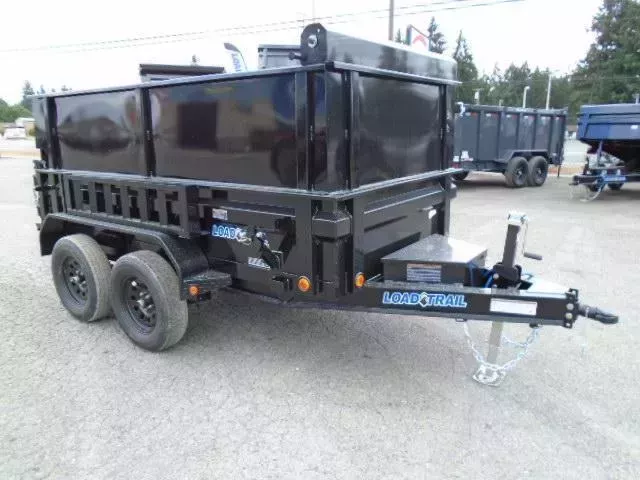 2026 Load Trail 5X10 10K w/ Tarp Kit / 18" Sides / Spare Tire Mount / 5 Amp Charger / Ramps / Side Ext Kit