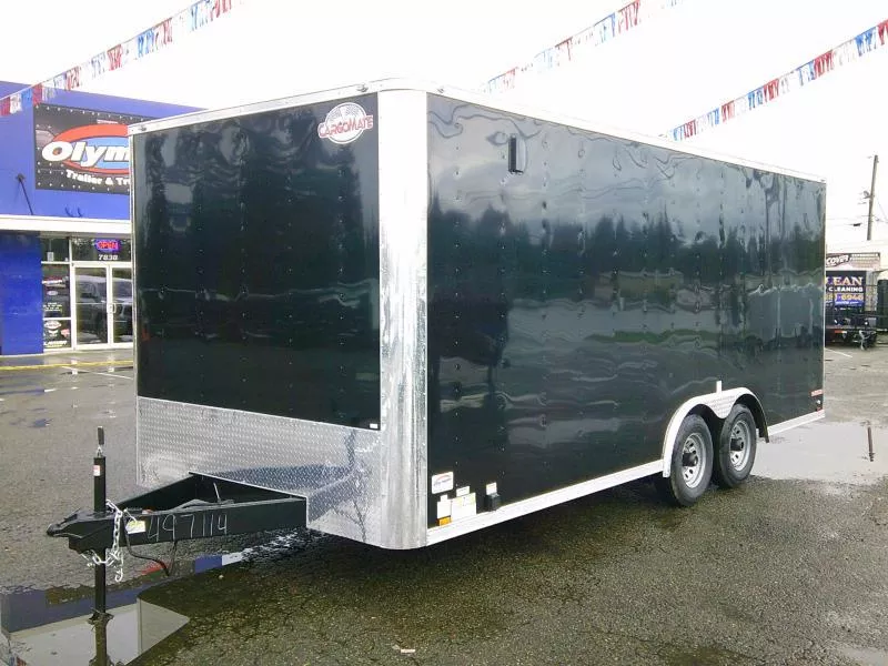 2026 Cargo Mate E-Series 8.5x20 10K With 6" Extra Height / 110V Pkg / Cabinets / D-Rings / Ramp Door
