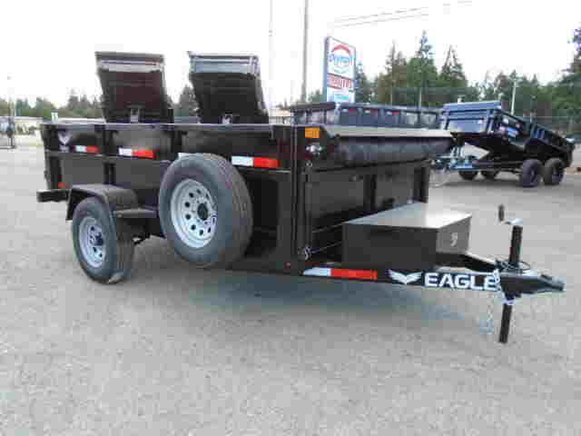 2021 Eagle Trailer 6x10 5K Dump Trailer w/Tarp Kit/Ramps/D-Rings/Spare Tire/Mount 2021 Eagle Trailer 6x10 5K Dump Trailer w/Tarp Kit/Ramps/D-Rings/Spare Tire/Mount