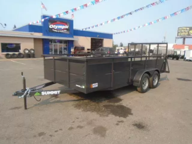 2026 Summit Cascade 7x16 7K Dual Axle Utility Trailer