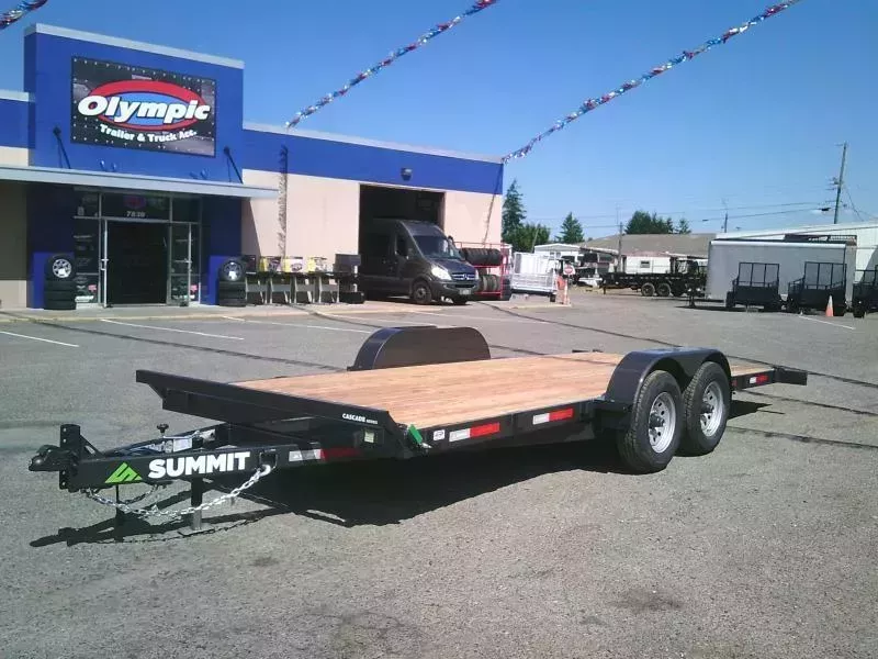 2026 Summit Cascade 7X18 10K Tiltbed Trailer With Removable Fenders