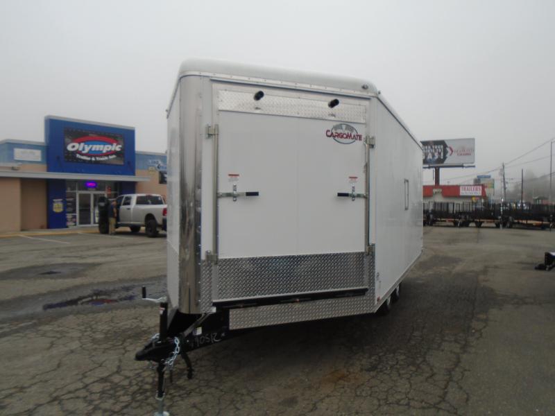2024 Cargo Mate Snowbird 8.5x20 7K Snowmobile Trailer With 6" Extra