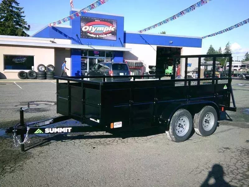 2026 Summit Cascade 6x12 7K Dual Axle Utility Trailer