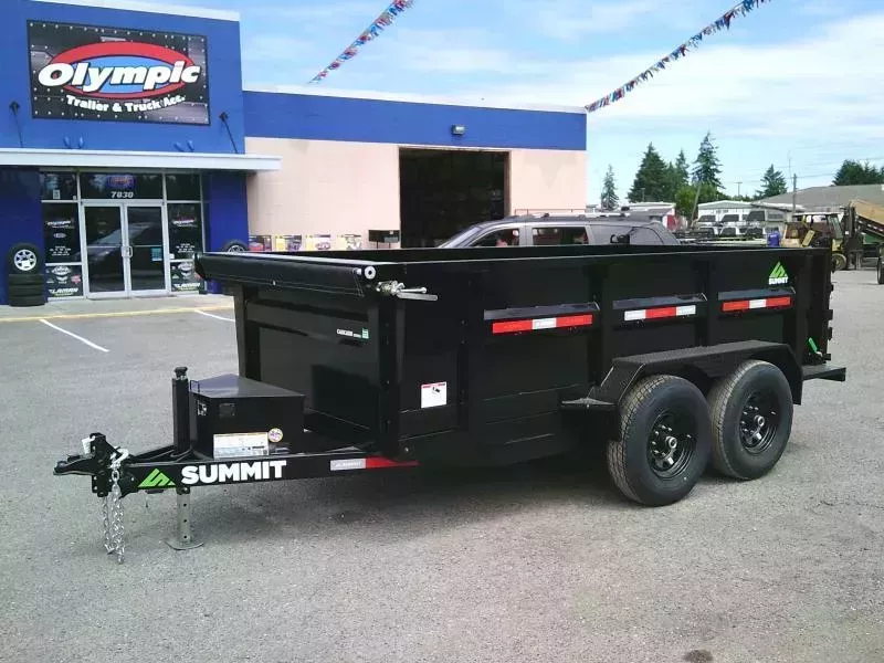 2026 Summit Cascade 6x12 14K Dump Tarp Kit Ramps Spreader Gate Scissor Lift