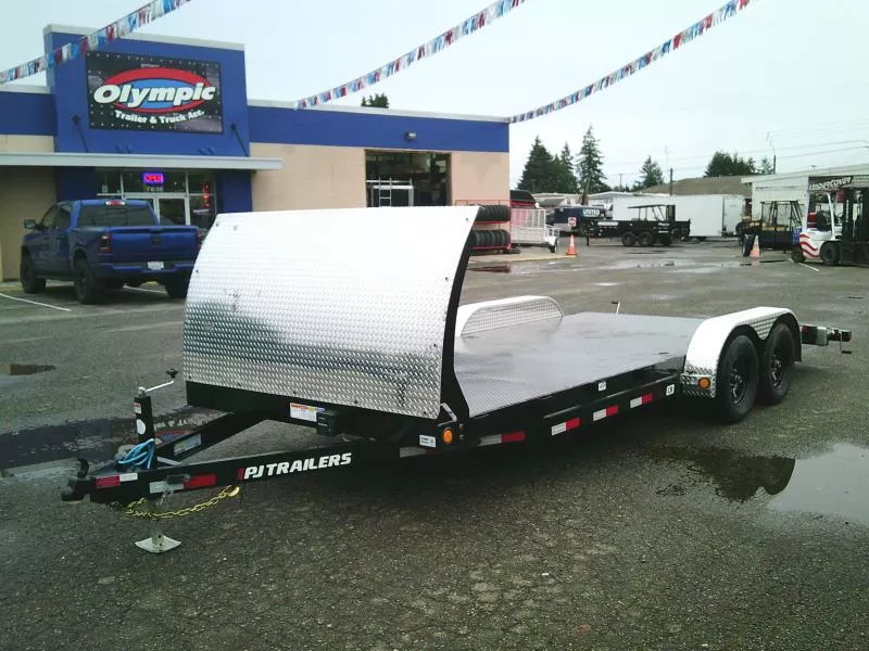 2026 PJ 7x20 10K Steel Deck Car Hauler (CH) With Rockshield