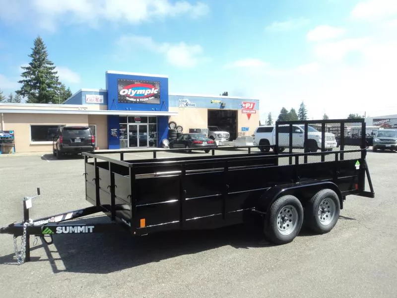 2026 Summit Cascade 7x16 7K Dual Axle Utility Trailer