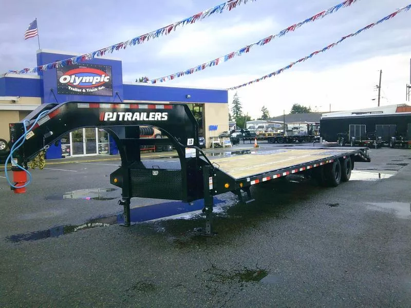 2026 PJ 8.5x32 25K Low Pro Flatdeck with Duals / Monster Ramps / Winch Plate