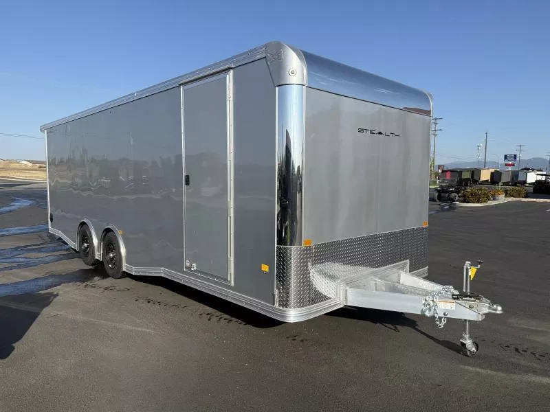 2025 Alcom-Stealth 8'6'' x 24' Aluminum Car Hauler Trailer