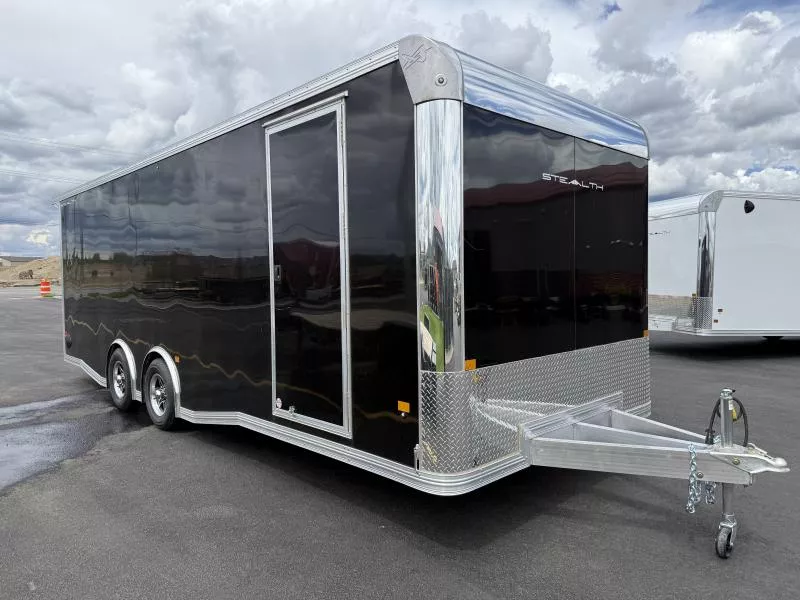 2025 Alcom-Stealth 8'6'' x 24' Aluminum Car Hauler Trailer