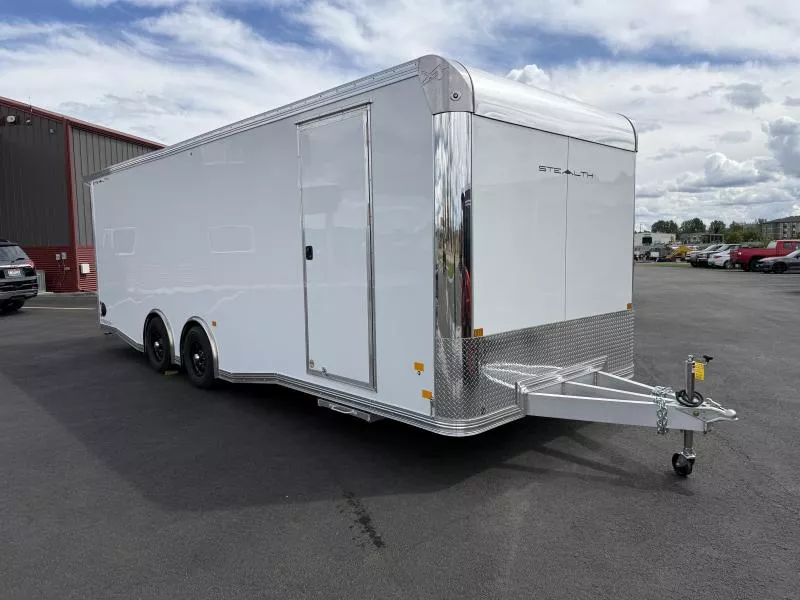 2026 Alcom-Stealth 8'6'' x 24' Aluminum Car Hauler Trailer