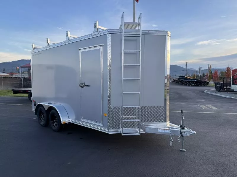 2026 Alcom-Stealth 7′ x 14′ Aluminum Contractor Trailer