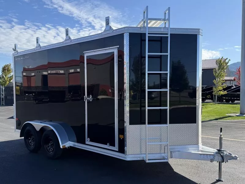 2026 Alcom-Stealth 7′ x 14′ Aluminum Contractor Trailer 