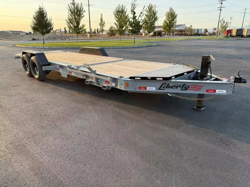 2025 Liberty 7 x 22 Split Deck Tilt Trailer