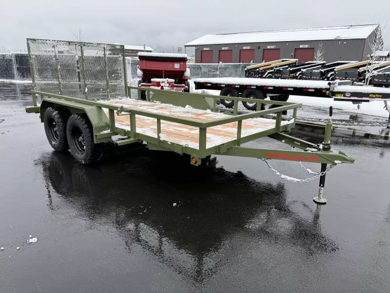 2026 Fox Trailers 714FS-X Tandem Axle Utility Trailer With Offroad Package 