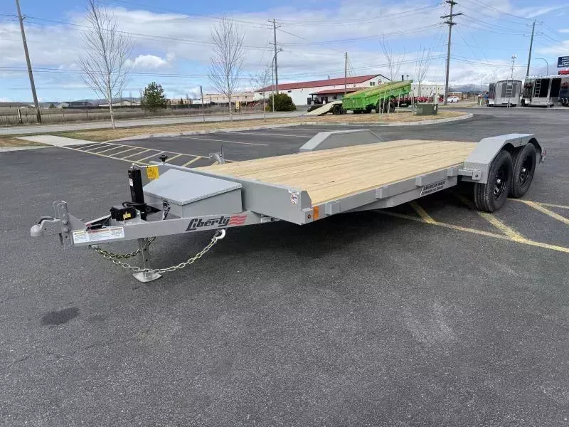 2026 Liberty 7 x 18 Car Hauler with Dove Tail