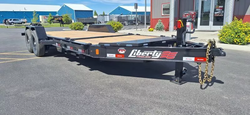 2025 Liberty 7 x 20 Split Deck Tilt Trailer