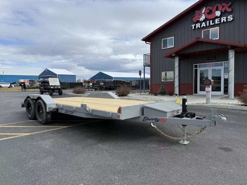 2025 Liberty 7 x 18 Car Hauler with Dove Tail