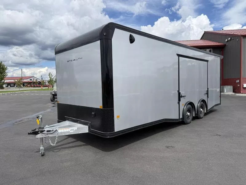 2025 Alcom-Stealth 8'6'' x 24' Aluminum Car Hauler Trailer